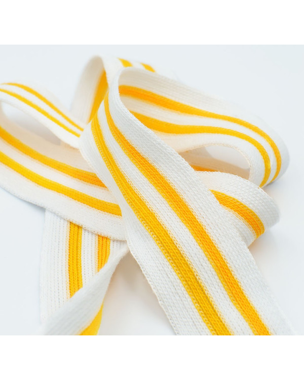 Knitted Trim 3cm - Yellow