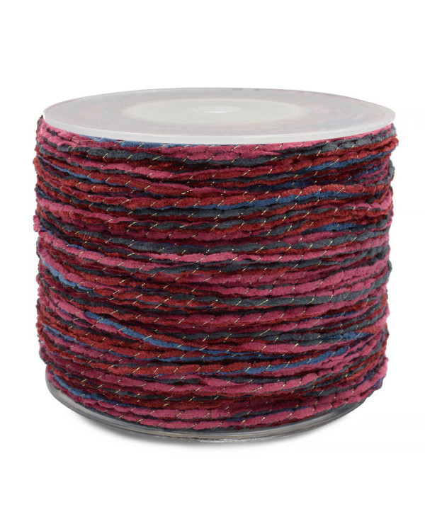 Cord Chenille Multi Lurex 3mm