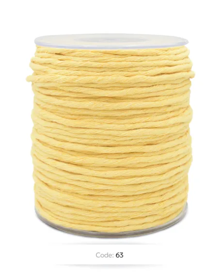 Macrame Cord Recycled Cotton 4mm
