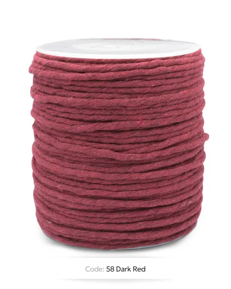 Macrame Cord Recycled Cotton 4mm