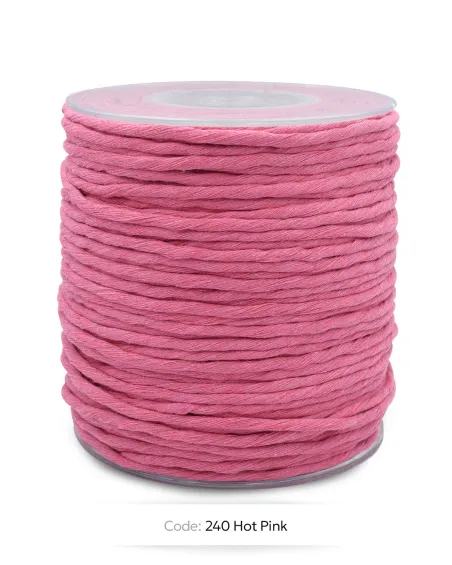 Macrame Cord Recycled Cotton 4mm