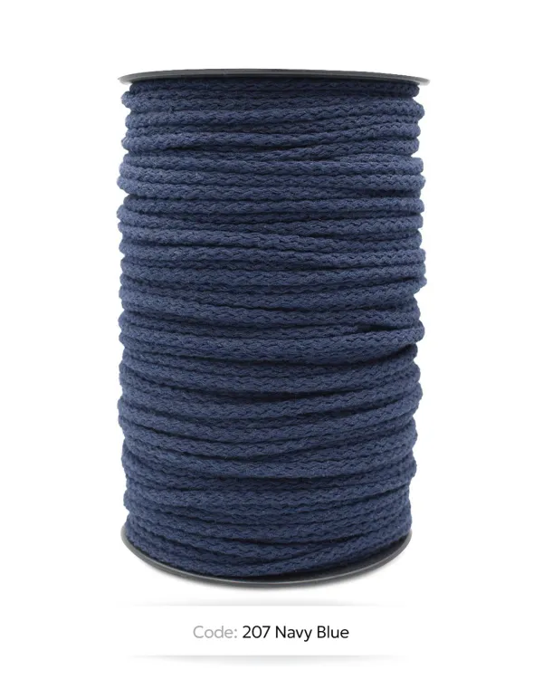 Κορδόνι 100% Ανακυκλωμένο Βαμβάκι 5mm