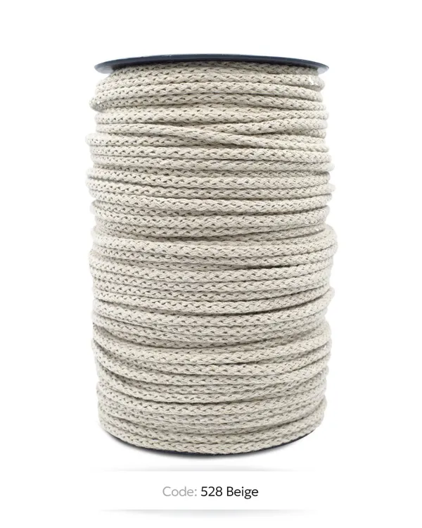Κορδόνι 100% Ανακυκλωμένο Βαμβάκι 5mm