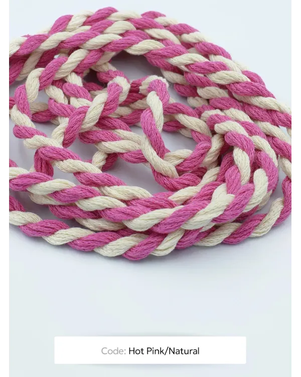 Recycled Cotton Twisted Rope 8mm