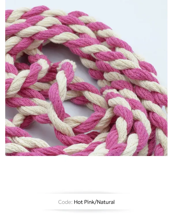 Recycled Cotton Twisted Rope 8mm