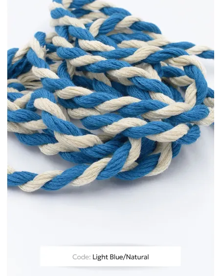 Κορδόνι Βαμβακερό Στριφτό 8mm