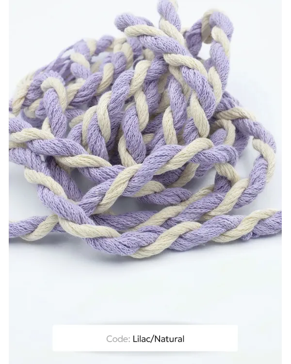 Recycled Cotton Twisted Rope 8mm