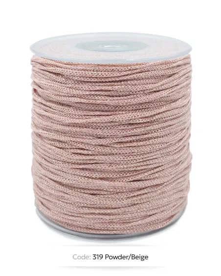 Κορδόνι PP 3mm με Lurex