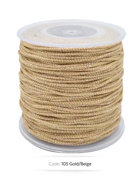 Cord PP 2mm with Lurex