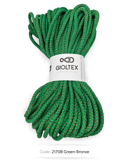 Κορδόνι Πλεκτό Βαμβακερό Lurex 7mm