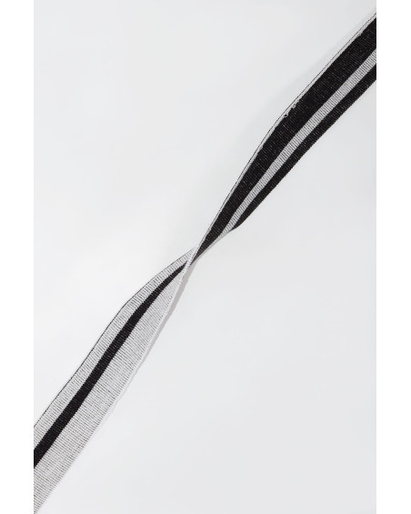 Knitted Rib dual color with stripes